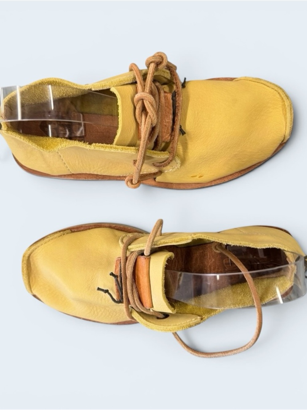 Satorisan yellow leather cutout chukka boots Size 37 - Picture 3 of 11